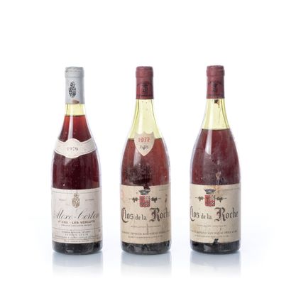 null 3 bouteilles BOURGOGNE : 

- 2 B. CLOS DE LA ROCHE - Domaine Armand ROUSSEAU...