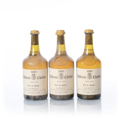 null 3 bouteilles (62 cl.) CHÂTEAU CHALON - Jean MACLE- Vin de Garde

Année : 1989

Appellation...