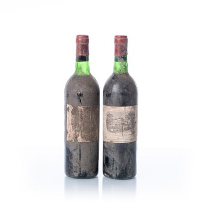 null 2 bouteilles CHÂTEAU LAFITE ROTSCHILD

Année : 1976

Appellation : GCC1 PAUILLAC...
