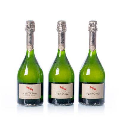 null 3 bottles CHAMPAGNE MUMM Blanc de Blanc

Year : NM

Appellation : MUMM

Remarks...