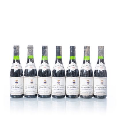 null 7 demi-bouteilles (37,5 cl.) HERMITAGE Monier la Sizeranne

Année : 1989

Appellation...