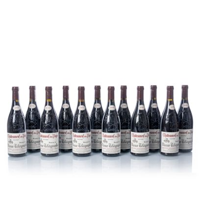 12 bouteilles CHÂTEAUNEUF-DU-PAPE 
Année...