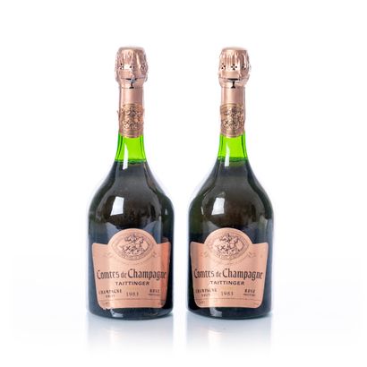null 2 bouteilles CHAMPAGNE Rosé - TAITTINGER Comtes de Champagne

Année : 1983

Appellation...