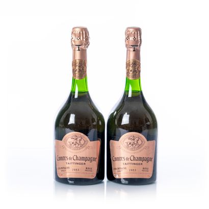 null 2 bottles CHAMPAGNE Rosé - TAITTINGER Comtes de Champagne

Year : 1983

Appellation...