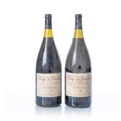 null 2 magnums VACQUEYRAS

Year : 2000

Appellation : Domaine LE SANG DES CAILLOUX

Remarks...
