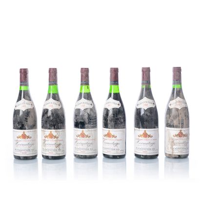 null 6 bouteilles HERMITAGE Cuvée M.R.S.

Année : 1983

Appellation : CHAPOUTIER

Remarques...