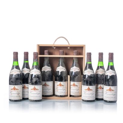null 9 bouteilles HERMITAGE Cuvée M.R.S.

Année : 1983

Appellation : CHAPOUTIER

Remarques...