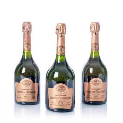 null 3 bouteilles CHAMPAGNE Rosé - TAITTINGER Comtes de Champagne

Année : 1993

Appellation...