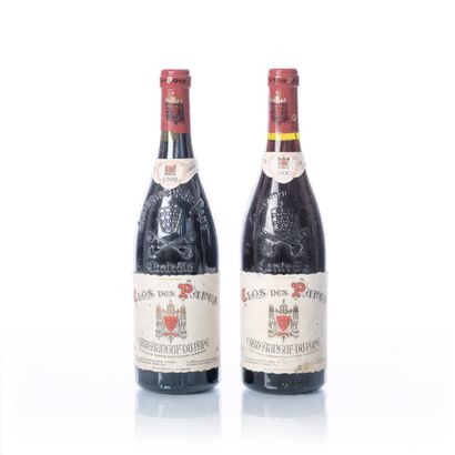 2 bottles CHÂTEAUNEUF-DU-PAPE 
Year : 1 B....