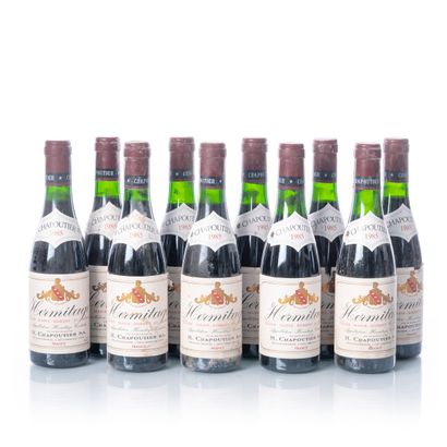 null 10 demi-bouteilles (37,5 cl.) HERMITAGE Cuvée M.R.S.

Année : 1985

Appellation...
