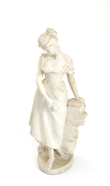 null Ferdinando VICHI (1875-1945)

Jeune femme pensive

Sculpture en marbre de Carrare...