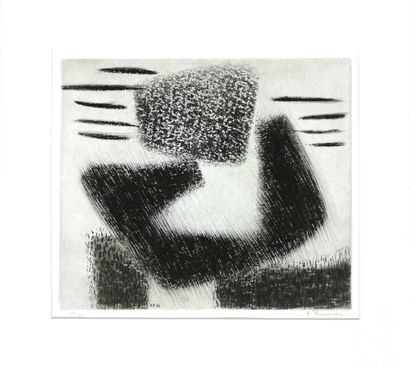 null Felicia PACANOWSKA [Polish] (1907-2002)

Abstract composition, 1961

Etching...