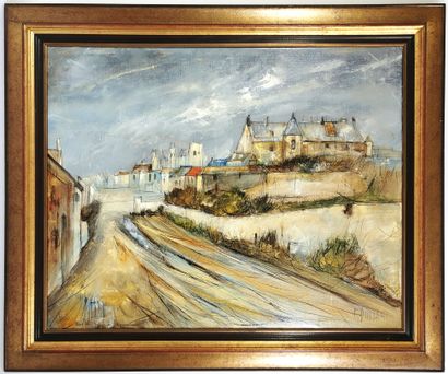 null Gérard GOUVRANT (né en 1946)

Village fortifié

Huile sur toile signée et titré...