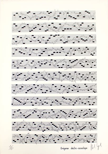 null Michel MAGNE (1930-1984)

Portfolio including six scores of visual music : Dur...