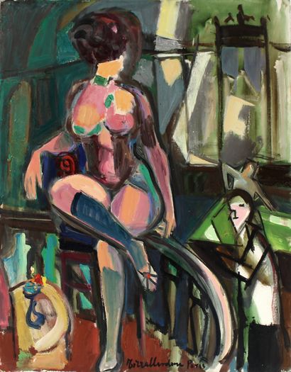 null Carlos TORRALLARDONA [Argentine] (1913-1986)

Female nude

Oil on canvas signed...