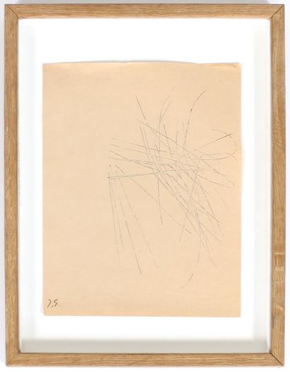 null Jacques GERMAIN (1915-2001)

Composition

Ink on paper with monogram stamp

Stamp...