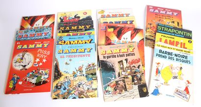 null Set of seventeen comic books, mostly soft, including Sammy, Lampil, Blackbeard,...