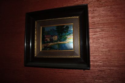 null L. VALADE, Limoges

Four enamelled miniature paintings