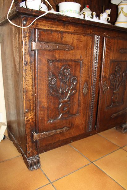 null Natural wood china cabinet