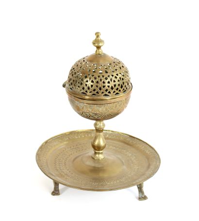 null NORTH AFRICA, first half of the 20th century

Perfume burner in chased and openwork...