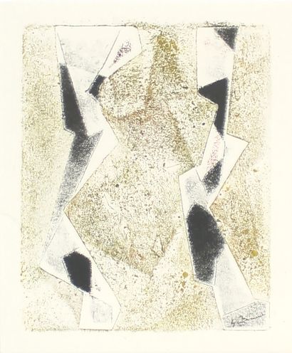 null Georges BREUIL (1904-1997)

Geometric composition

Print signed in the plate

18,7...
