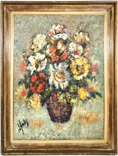 null Henry d'ANTY (1910-1998) [Maurice HENRY said]

Bouquet of flowers

Oil on canvas...
