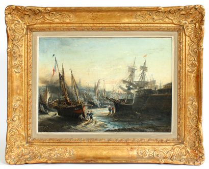 null Auguste BALLIN (1842-1899)

Shipyard of Boulogne-sur-mer

Oil on canvas signed...