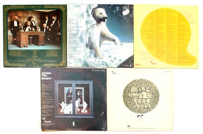 null JETHRO TULL

Set of five 33 T. albums including :

- TOO OLD TO ROCK'N ROLL...