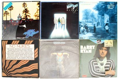 null ROCK, POP ROCK POP

Set of six 33 T. albums including :

- THE MOODY BLUES -...