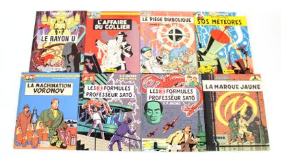 null EDGAR P. JACOBS 

Set of seven albums of Blake and Mortimer including: 



S.O.S....