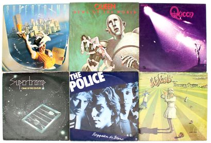 null ROCK POP ROCK 

Set of six 33 T. albums including :

- QUEEN - Keep Yourself...