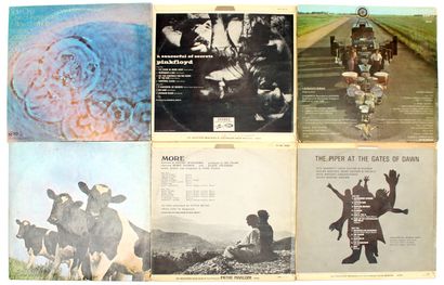 null PINK FLOYD

Set of six 33 T. albums including :

- UMMAGUMMA (double album)

-...