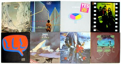 null YES

Ensemble de huit albums 33 T. comprenant :

- THE YES ALBUM

- 90125

-...