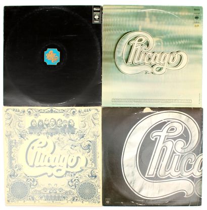 null CHICAGO

Ensemble de quatre albums 33 T. comprenant :

- Movin'On, CBS (double...