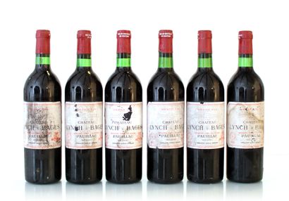 null 6 bottles CHÂTEAU LYNCH BAGES

Year : 1975

Appellation : GCC5 PAUILLAC

Remarks...