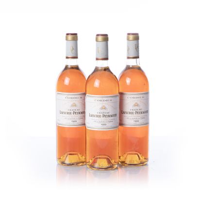 null 3 bottles CHÂTEAU LAFAURIE PEYRAGUEY

Year : 1989

Appellation : C1 SAUTERNES

Remarks...