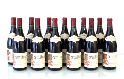 null 12 bottles HERMITAGE CHAPOUTIER 

Year : 1988

Appellation : HERMITAGE 

Remarks...
