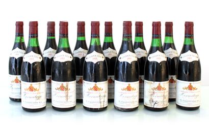 null 12 bouteilles HERMITAGE CHAPOUTIER Cuvée M.R.S.

Année : 1983

Appellation :...