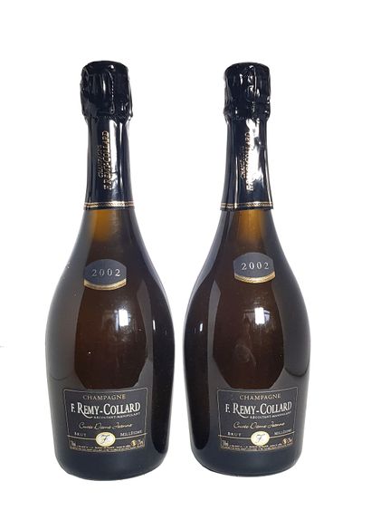 null Two bottles of CHAMPAGNE RÉMY COLLARD Brut Cuvée Dame Jeanne

Year : 2002

Appellation...