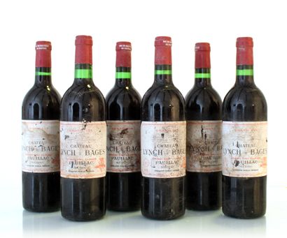 null 6 bottles CHÂTEAU LYNCH BAGES

Year : 1975

Appellation : GCC5 PAUILLAC

Remarks...
