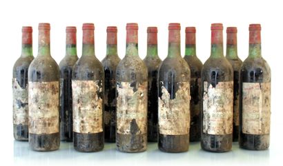 null 12 bottles CHÂTEAU LA BÉCASSE

Year : 1975

Appellation : PAUILLAC

Remarks...