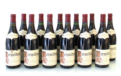 null 12 bottles HERMITAGE CHAPOUTIER 

Year : 1988

Appellation : HERMITAGE 

Remarks...