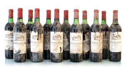 null 12 bottles CHÂTEAU BELAIR

Year : 1975

Appellation : GCC 1B SAINT-ÉMILION

Remarks...