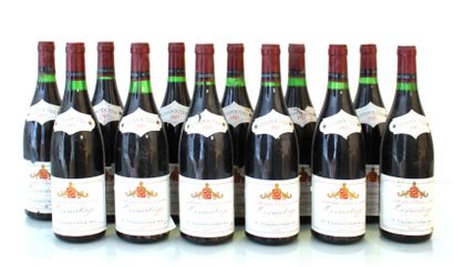 null 12 bottles HERMITAGE CHAPOUTIER Cuvée M.R.S.

Year : 1983

Appellation : HERMITAGE...