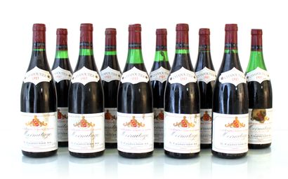 null 10 bouteilles HERMITAGE CHAPOUTIER Cuvée M.R.S.

Année : 1983

Appellation :...