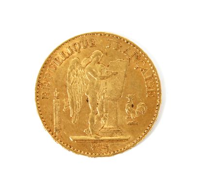 Une pièce 20 Francs Génie en or (900‰), 1878

Atelier...