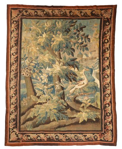null Panneau de tapisserie d'Aubusson (France), du XVIIe siècle

Dimensions : 275...