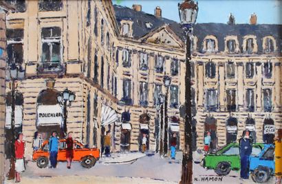 null Roland HAMON (1909-1987)

Place Vendôme

Huile sur toile signée

27 x 41 cm...