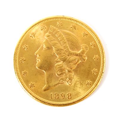 20 dollars Liberty en or (900‰), 1898

Atelier:...