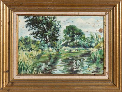 null School of the XXth century

The Swamp

Oil on canvas

24 x 35 cm

Framed, s...